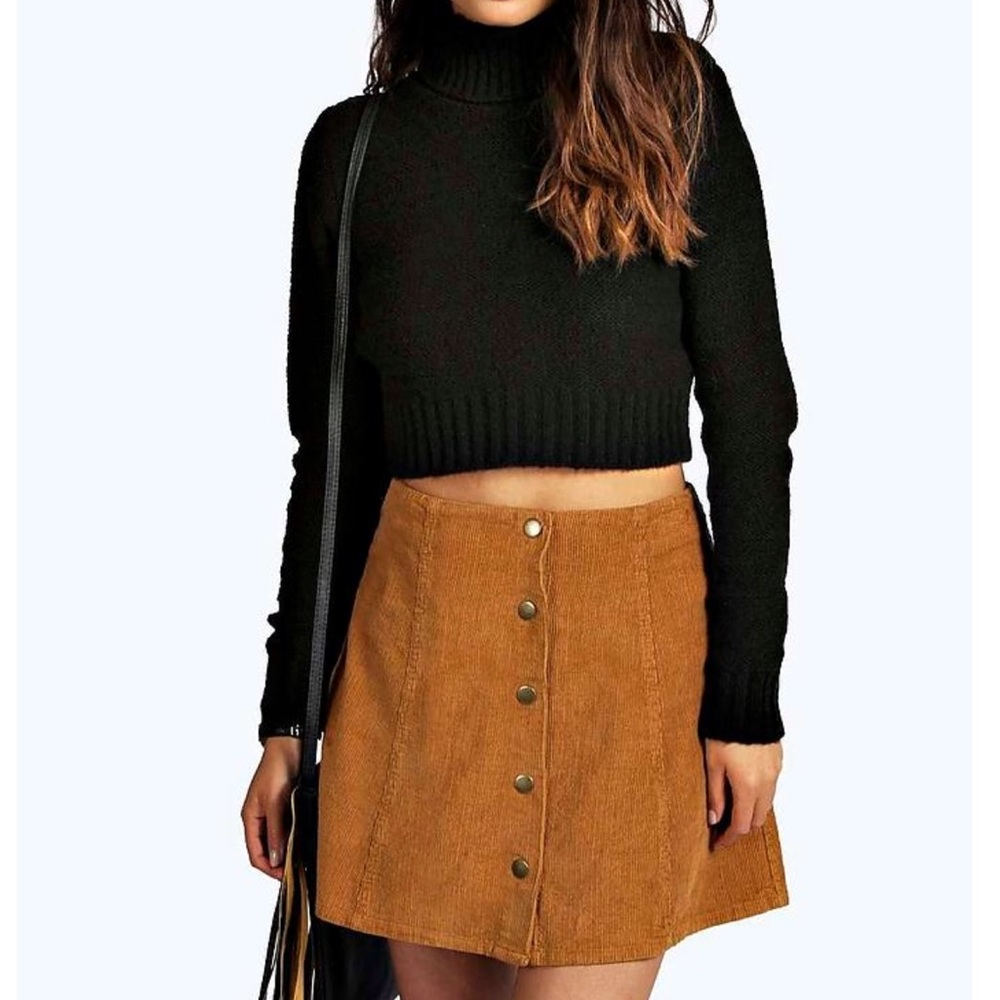 NWT cropped turtleneck